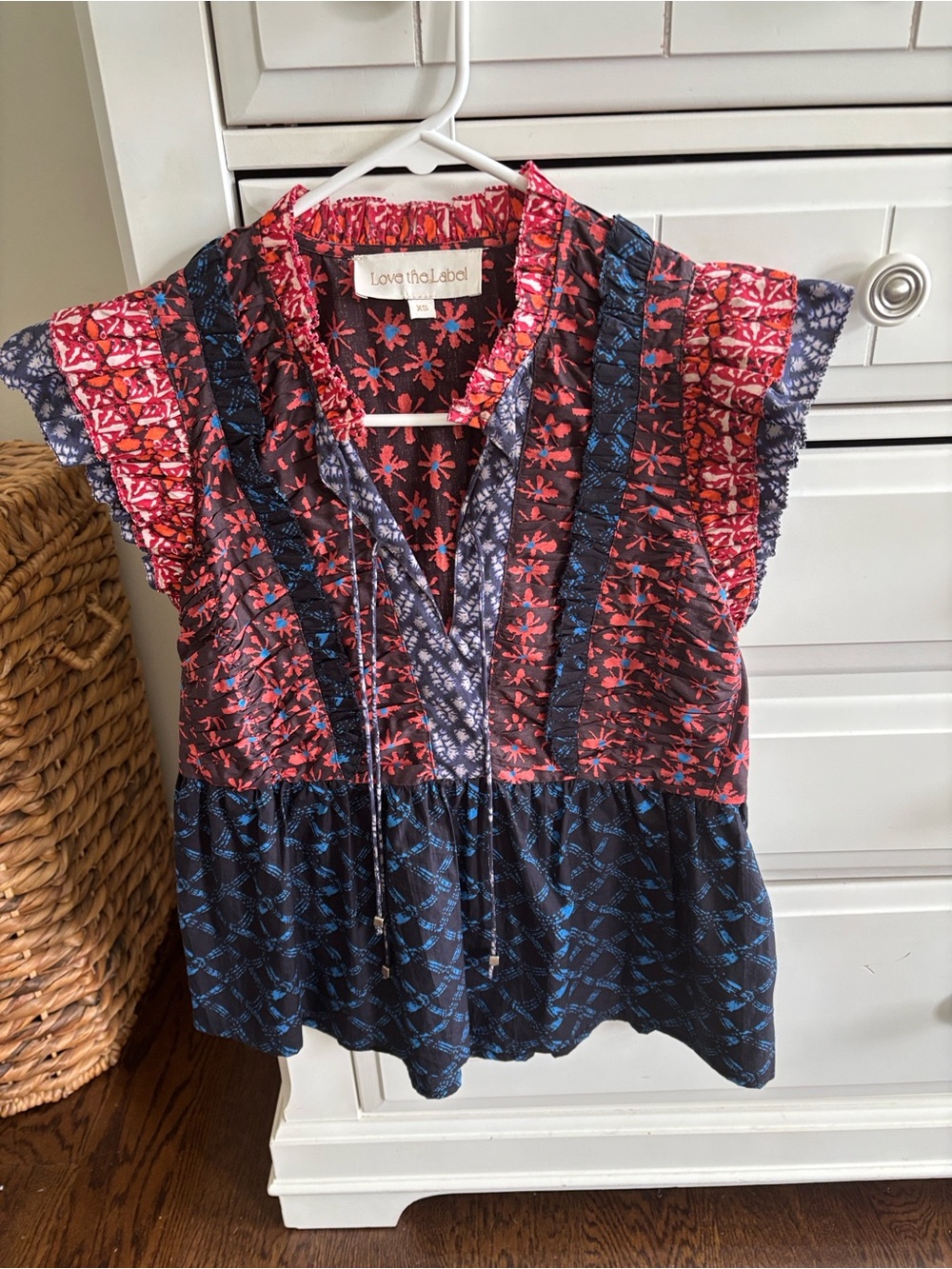 Love the Label Flutter Sleeve Top, perfect condition!